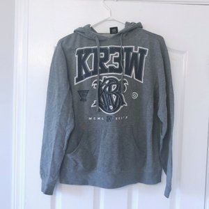 Grey Hoodie Sweater KR3W Hoodie